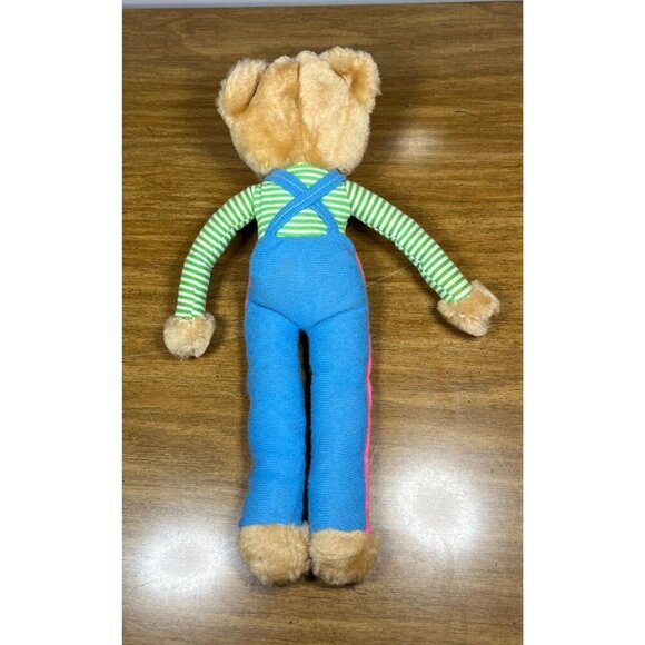 Vintage 80s Amtoy Donald Knee Hugger Plush Teddy Bear Stuffed Animal 12" - Picture 3 of 5